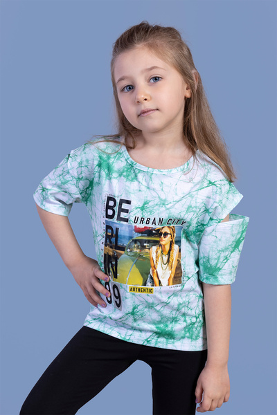 Toontoy Devojčice Digitalna štampa paketa Sa batik šarom majica