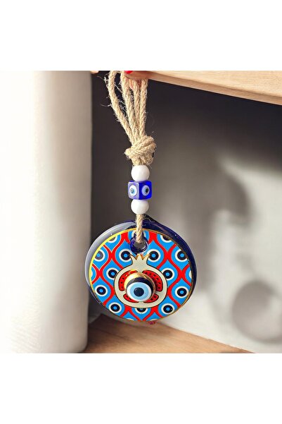 naturalife Handmade Evil Eye Beaded Wall Decoration – Stylish & Meaningful Design
