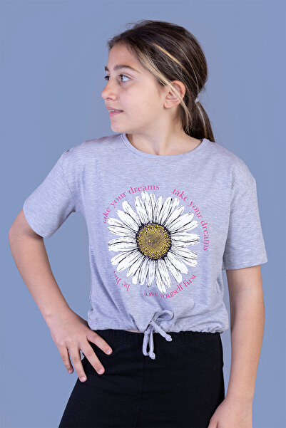 Toontoy Μπλουζάκι για κορίτσια με σχέδιο μαργαρίτα