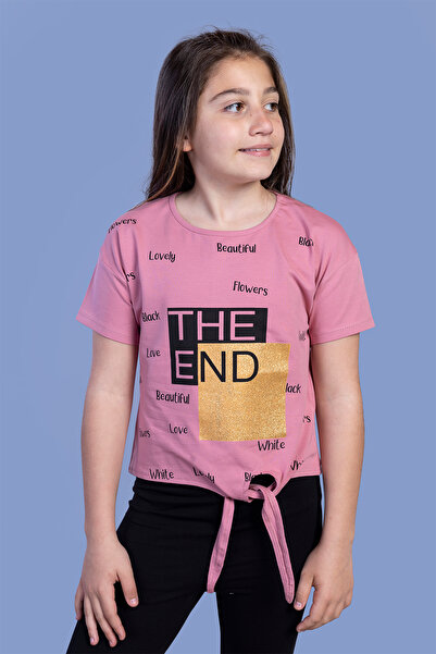 Toontoy Girl - Printed and Binding Detailed Complete T-Shirt