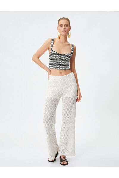 Koton Prolamované háčkování - Španělské kalhoty