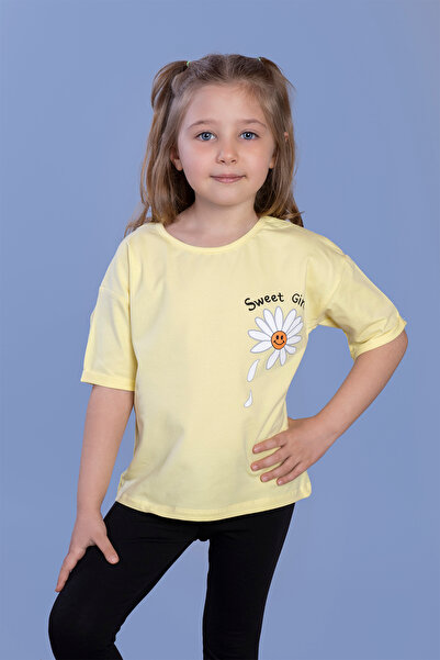 Toontoy Sweet Girls Tricou pentru copii cu design de margarete