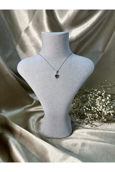 Store 316L Steel Heart Silver Necklace
