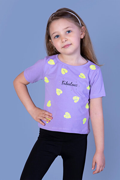 Toontoy Φανταστικό μπλουζάκι για κορίτσια με σχέδιο με φύλλα