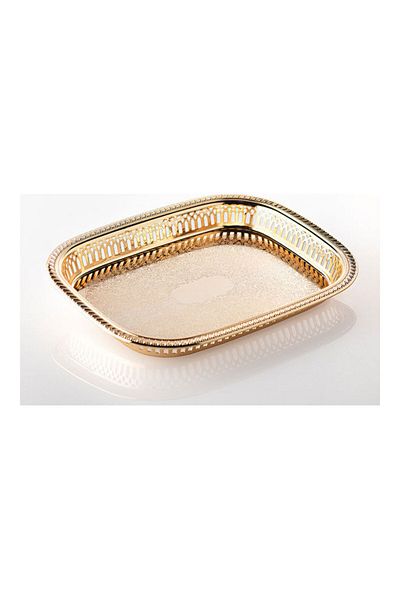 Dania Single Tray Gold 30x23x2cm