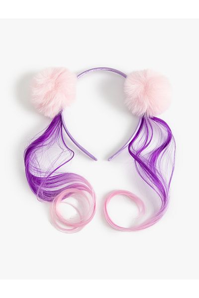 Koton Colorful Crown with Pompom Detail