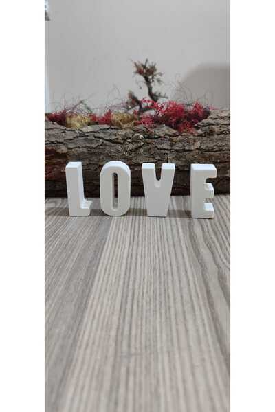 Decorative Trinket LOVE  Text 100% Stone Powder