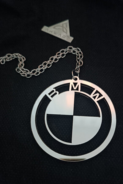 AHWART BMW Araba Dikiz Aynası Süsü BMW Logosu KROM Pleksi Araba Süsü