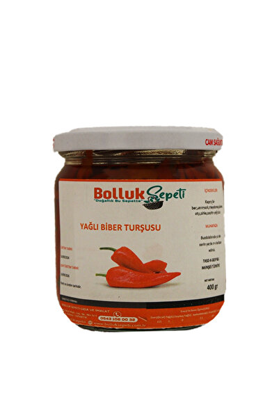 BOLLUK SEPETİ Yağlı Biber Turşusu 400 gr