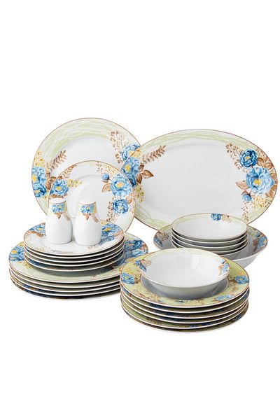 Dania 28 Piece Porcelain Dinner Set 6 people