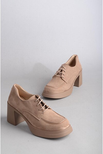 SEÇ KUNDURA PANTOFI DE DĂME SEÇ 450 CU TOC PLATFORMĂ (Toc: 7,5 cm, Platformă: 2 cm) VISON