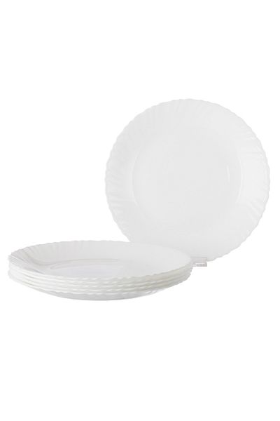 Luminarc Flat Plate Plain White Size 25 cm