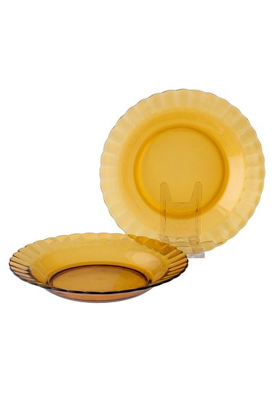 Duralex Durable French Duralex glass dish set, 23 cm, 6 pieces