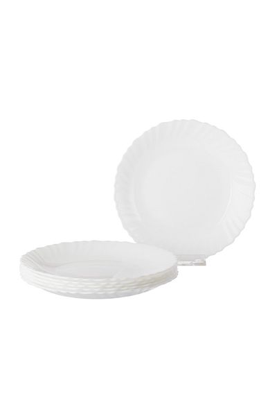 Luminarc Dessert Plate Plain White Size 19 Cm