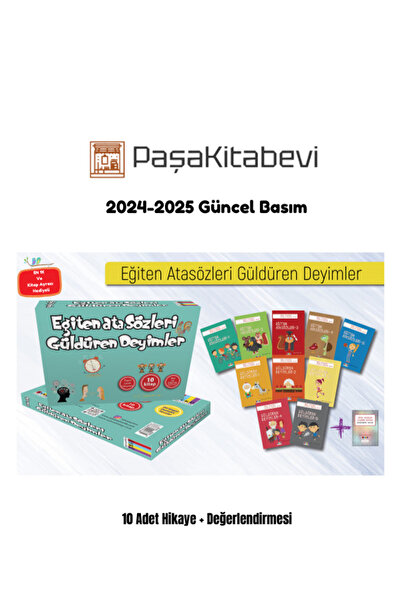 Öykü Yayıncılık Öykü Yayınları Eğiten Atasözleri Güldüren Deyimler Set (10 Hi...