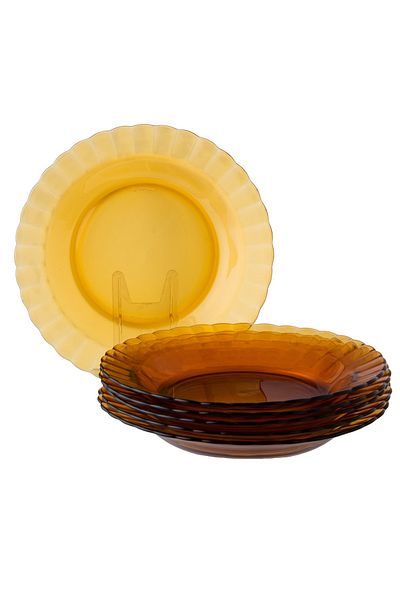 Duralex Durable French Duralex glass dish set, 23 cm, 6 pieces