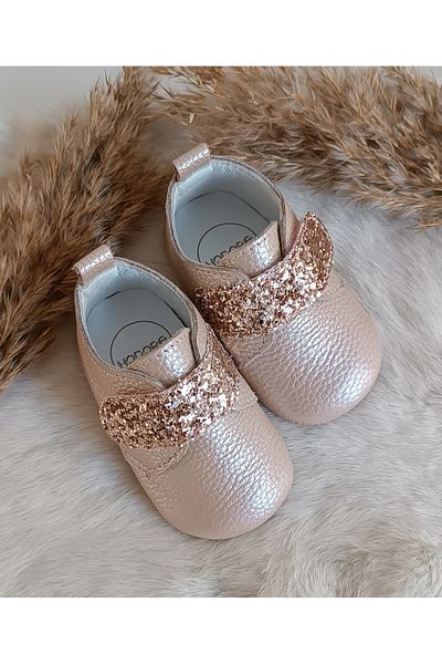 Hodore Juno Salmon Genuine Leather Baby Shoes