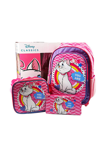 MASCO Disney Classics The Aristocats 3 in 1 School Set, 16 Inch Trolley Bag w...