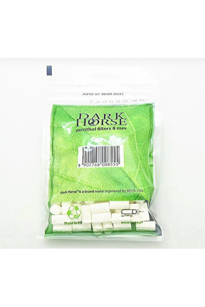 Dark Horse 12 Adet 8mm Mentollü Regular Sigara Filtresi(12X100)