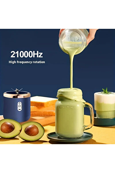 FEEL 2 Bardaklı Çok Fonksiyonlu Kablosuz Taşınabilir Meyve Sıkacağı, Taze Meyve Suyu Bardağı