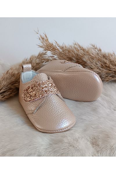 Hodore Juno Salmon Genuine Leather Baby Shoes