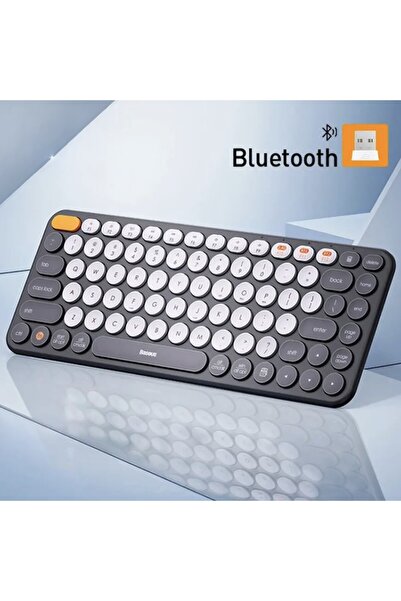 KENLY Kablosuz Bluetooth 5.0 Ingilizce Sessiz Klavye Universal Çoklu Bağlantı 2.4ghz