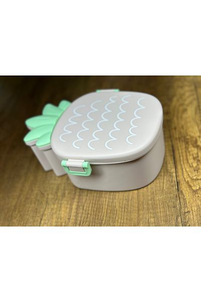 7K Powder Pineapple Look Children's Meal Lunch Box Container