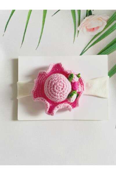Kadın Girişimciler Atölyesi Elegant Model Hat - Princess Bandana, Handmade Ba...