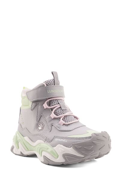 lumberjack Sugar Hi 4Pr Gray Girls' Outdoor Boots