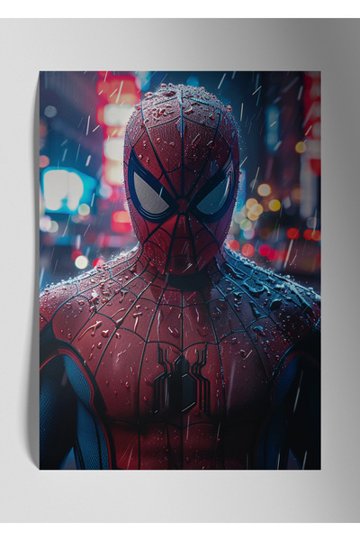 DekorHane Metal Print Marvel Bright Wall Painting - Spiderman Spiderman