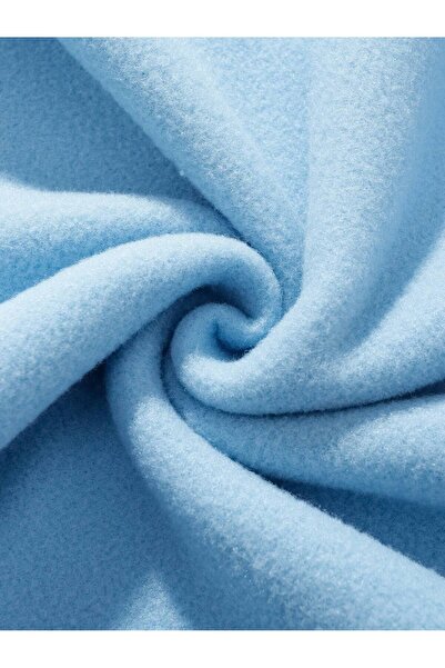 BukuriCO 3 İplik İçi Pamuklu Fiyonk Baskılı Şardonlu Oversize Kapüşonlu Sweatshirt