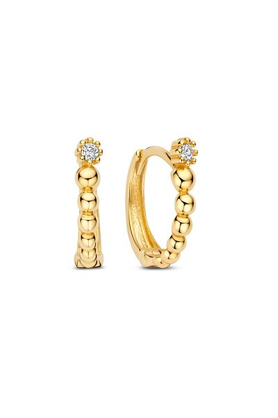 Beloro Jewels Monte Napoleone Milena Creolen 9 Karat Gold (11 mm) BO360098