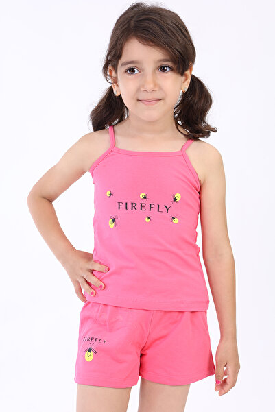 Toontoy Baby Girl Bee Printed Shorts Set