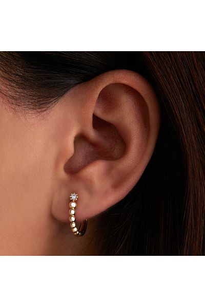 Beloro Jewels Monte Napoleone Milena Creolen 9 Karat Gold (11 mm) BO360098