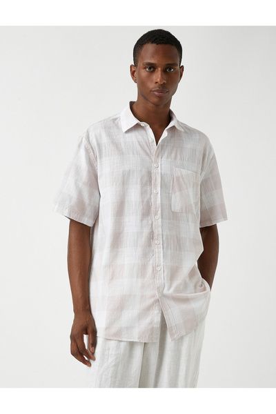 Koton Καρό κοντομάνικο πουκάμισο