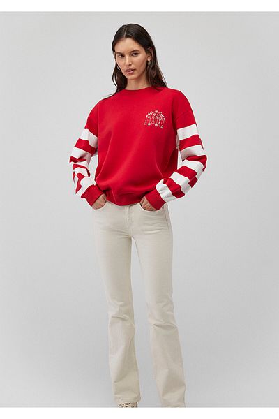 Mavi New Year's Themed Red Sweatshirt 1S10335-70390