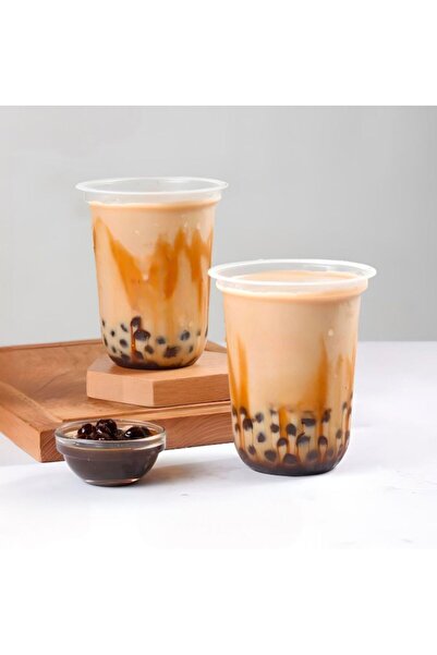 GİZPAK Bubble Tea Bardak Pet 18oz 550cc 50 ADET