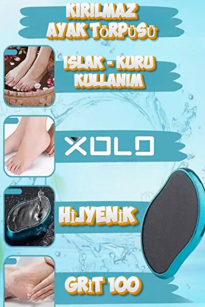 xolo Topuk ve Ayak Bakımı İçin Kırılmaz Ayak Törpüsü - Tüm Cilt Tiplerine Uygun