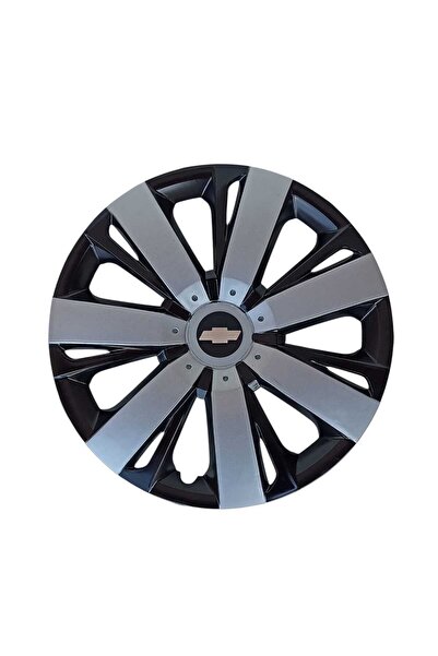 Gülcan Auto Chevrolet  Kalos/Cruse/Aveo 14 inç JANT KAPAĞI SETİ-JetyGri&Siyah