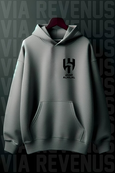 Vordevia سويت شيرت بقلنسوة مطبوع عليه عبارة Al Crescent