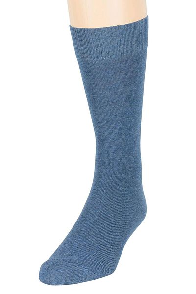 SİHİRLİ AYAKLAR Navy Blue Μονόχρωμο 3 Ζεύγη Ανδρικές Κάλτσες - Βαμβακερές