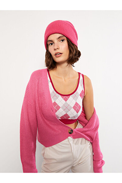 LC Waikiki U Neck Diamond Patterned Women's Knitwear Undershirt