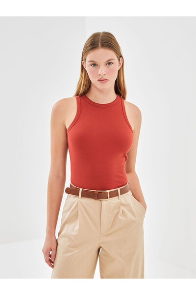 LC Waikiki Özmarka New Season Crew Neck Women's Tank Top