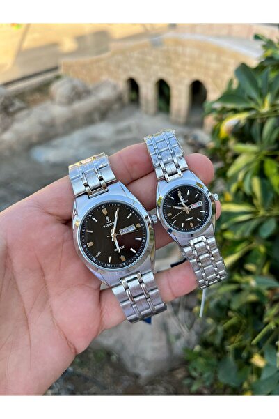 NAUTICAL Sevgili Çift Kol Saati Çelik Kordon Özel Kutusunda