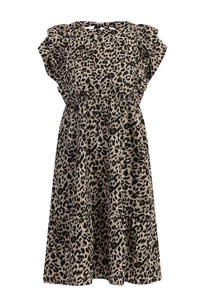 Faina Midikleid mit Leoprint