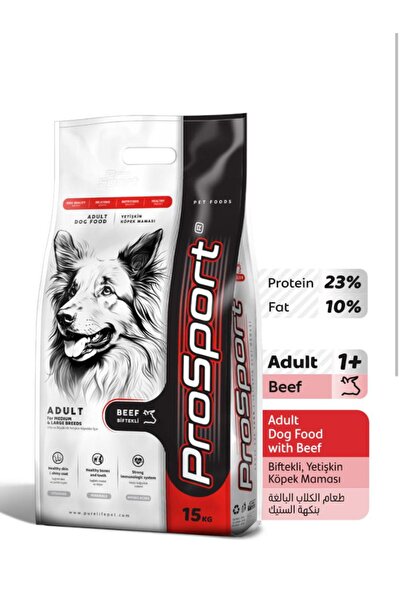 Prospor PROSPORT BİFTEKLİ YETİŞKİN KÖPEK MAMASI 15KĞ