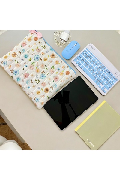 Hazal Atelier حقيبة حمل للأجهزة اللوحية والكمبيوتر المحمول، حماية سميكة، محشوة بالألياف، متوافقة مع الأحجام من 10 إلى 11 إلى 12 بوصة (منتج مع هدية)