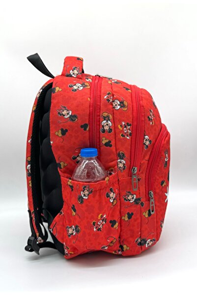 betto's 3 Piece Set First School Bag Set Girl Child Character Patterned Primary School Bag Red