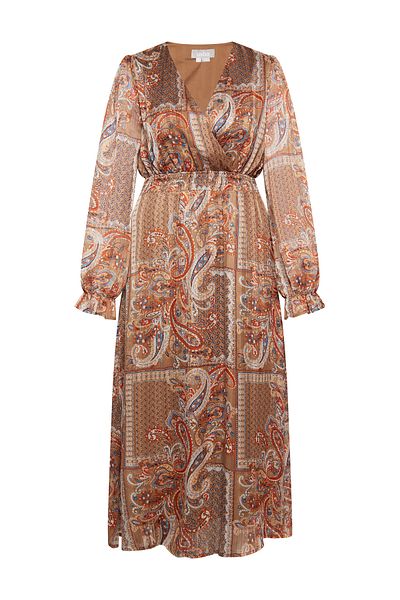 USHA Maxikleid mit Paisley-Print