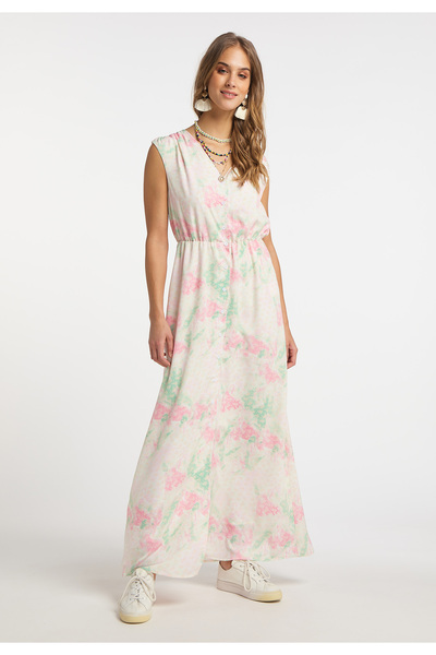 Generic Brand Maxikleid mit Allover-Print